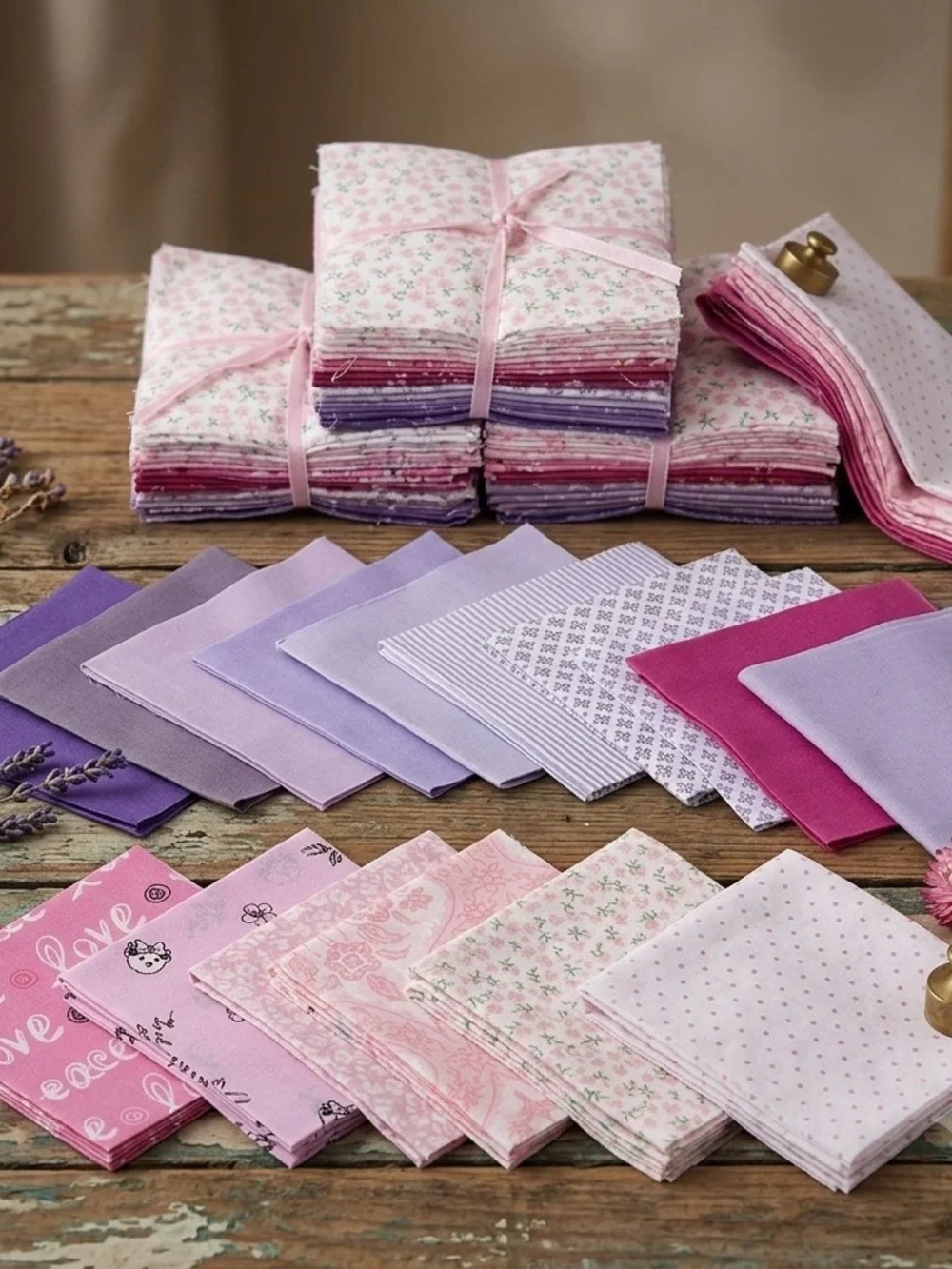 150 pcs Peace & Petals pre cut charm pack 5